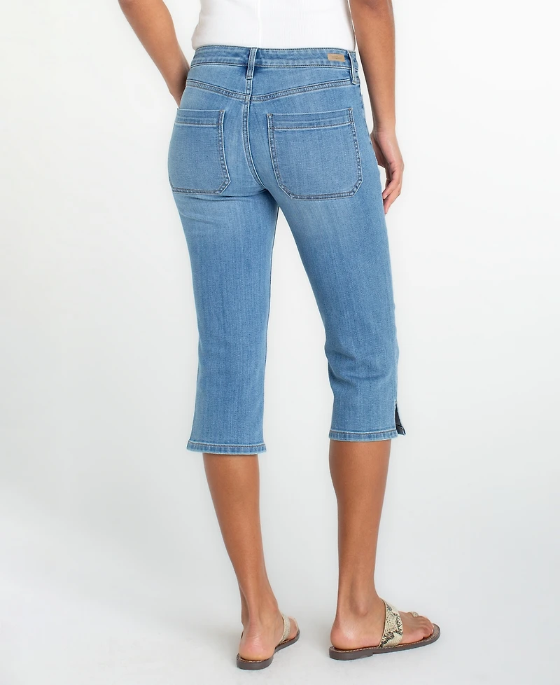 Liverpool Los Angeles Women's Mid-Rise Capri Jeans
