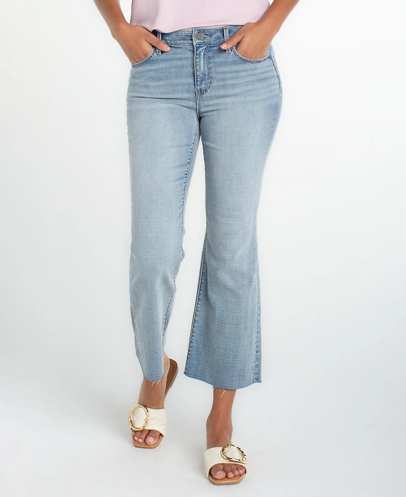 Liverpool Los Angeles Women's Hannah Crop Flare Leg Jeans