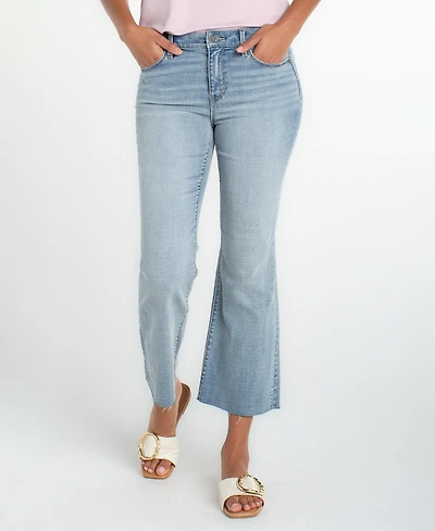 Liverpool Los Angeles Women's Hannah Crop Flare Leg Jeans
