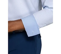 ConStruct Men's Spread Collar Slim-Fit Performance Stretch Comfort Dress Shirt