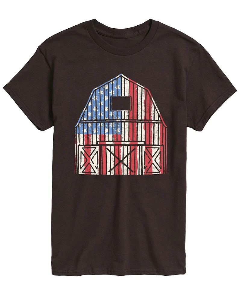 Airwaves Men's Usa Barn Short-Sleeve Graphic T-Shirts
