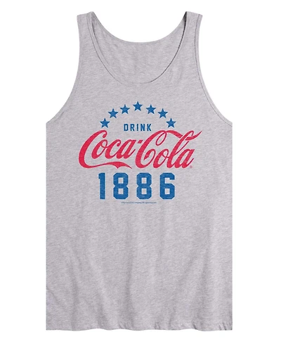Airwaves Men's Coca-Cola Star Circle Sleeveless Graphic Tank T-Shirts