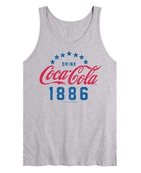 Airwaves Men's Coca-Cola Star Circle Sleeveless Graphic Tank T-Shirts