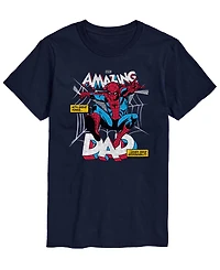 Airwaves Men's Spiderman Amazing Dad Short-Sleeve Graphic T-Shirts