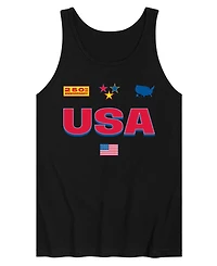 Airwaves Men's Usa 250 Jersey Sleeveless Graphic Tank T-Shirts