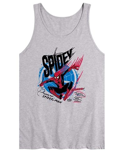 Airwaves Men's Spiderman Spidey Speed Sleeveless Graphic Tank T-Shirts