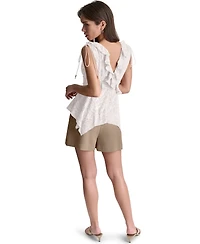 Bcbg Women's Deep V-Neck Slim-Fit Top