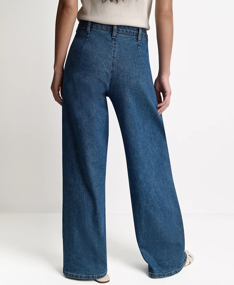 Bcbg Women's Wide-Leg Loose-Fit Sailor Jeans