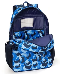Extreme Nation Boys' Camo Gamer Backpack, Headphone and Lunch Box, 3-Piece Set