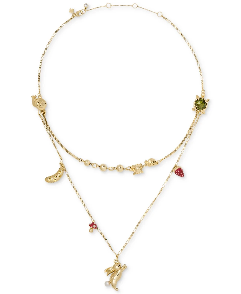 kate spade new york Gold-Tone Secret Garden Statement Necklace
