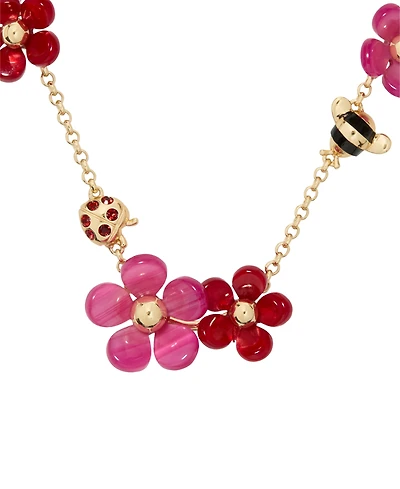 kate spade new york Gold-Tone Summer Daze Flower Scatter Necklace