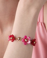 kate spade new york Gold-Tone Summer Daze Flower Scatter Bracelet