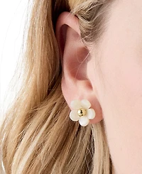 kate spade new york Gold-Tone Summer Daze Flower Stud Earrings