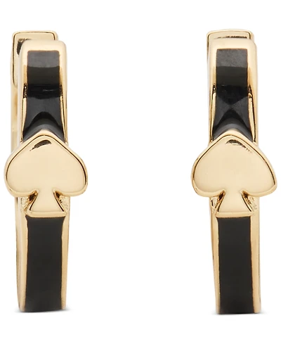 kate spade new york Gold-Tone Every Day Thin Mini Huggie Earrings