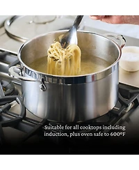 ProBond Clad Stainless Steel 8-Quart Covered Stock Pot
