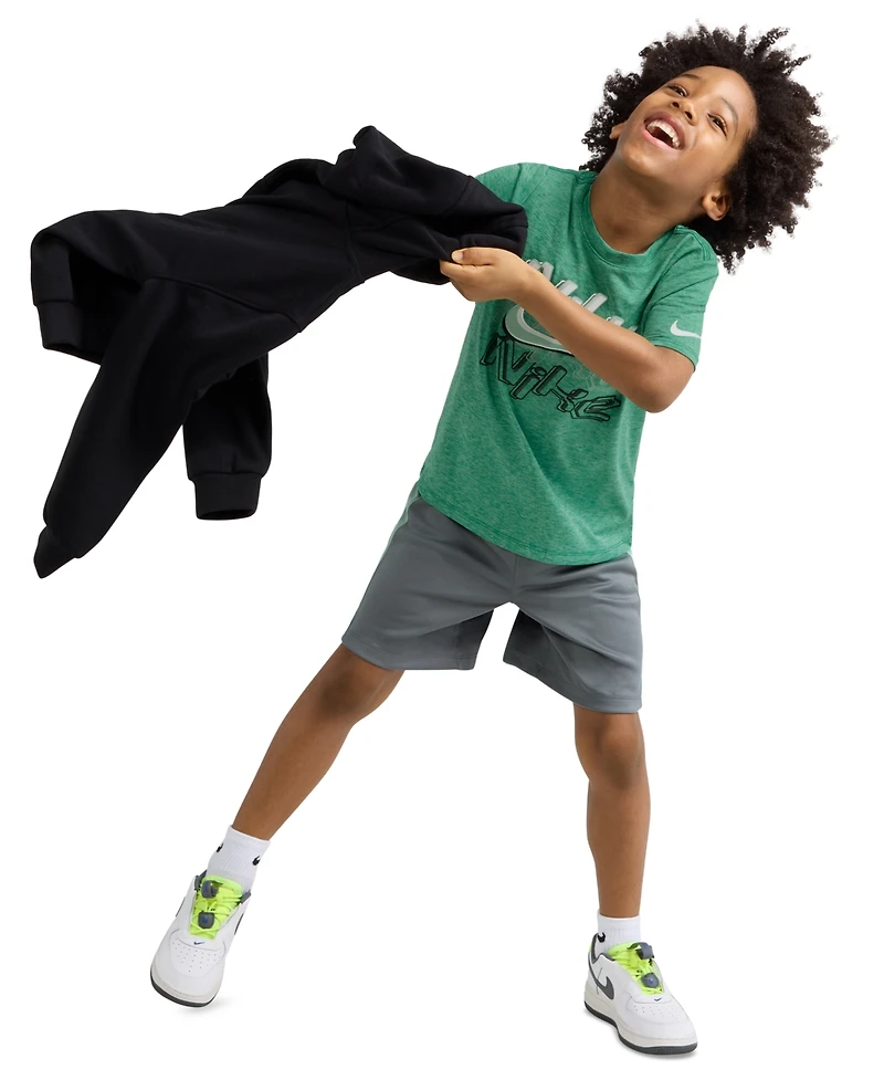 Nike Boys' 4-7 Short-Sleeve T-Shirt and Shorts, 2-Piece Set