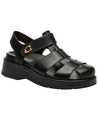 Coach Women's Sculpted C Fisherman Round Toe Sandals