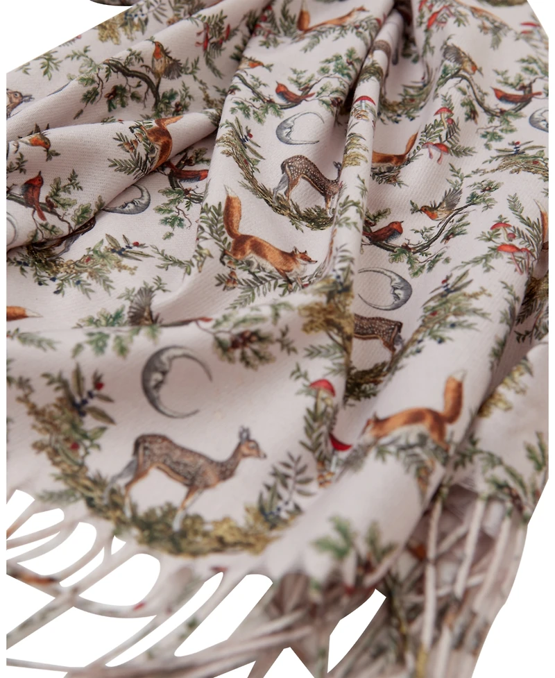 Fable England Women's A Night's Tale Woodland Tassel Scarf