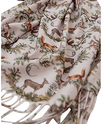 Fable England Women's A Night's Tale Woodland Tassel Scarf