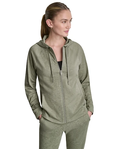 Dkny Women's Full-Zip Long-Sleeve Hoodie