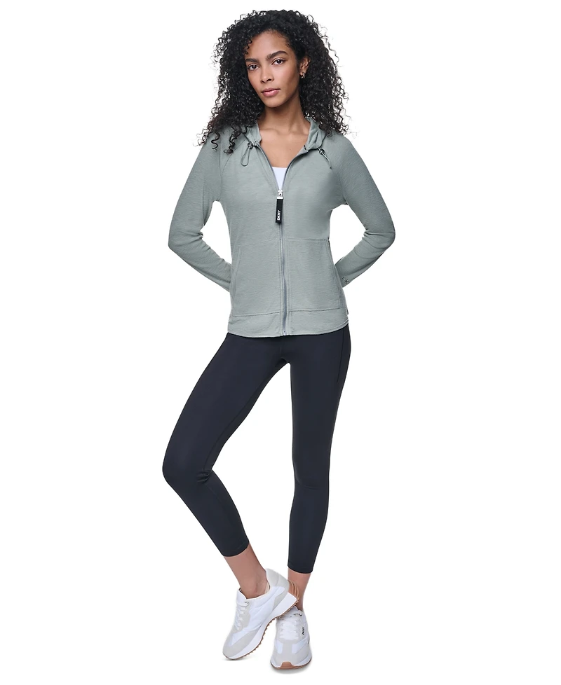 Dkny Women's Sport Zip-Front Hoodie Jacket