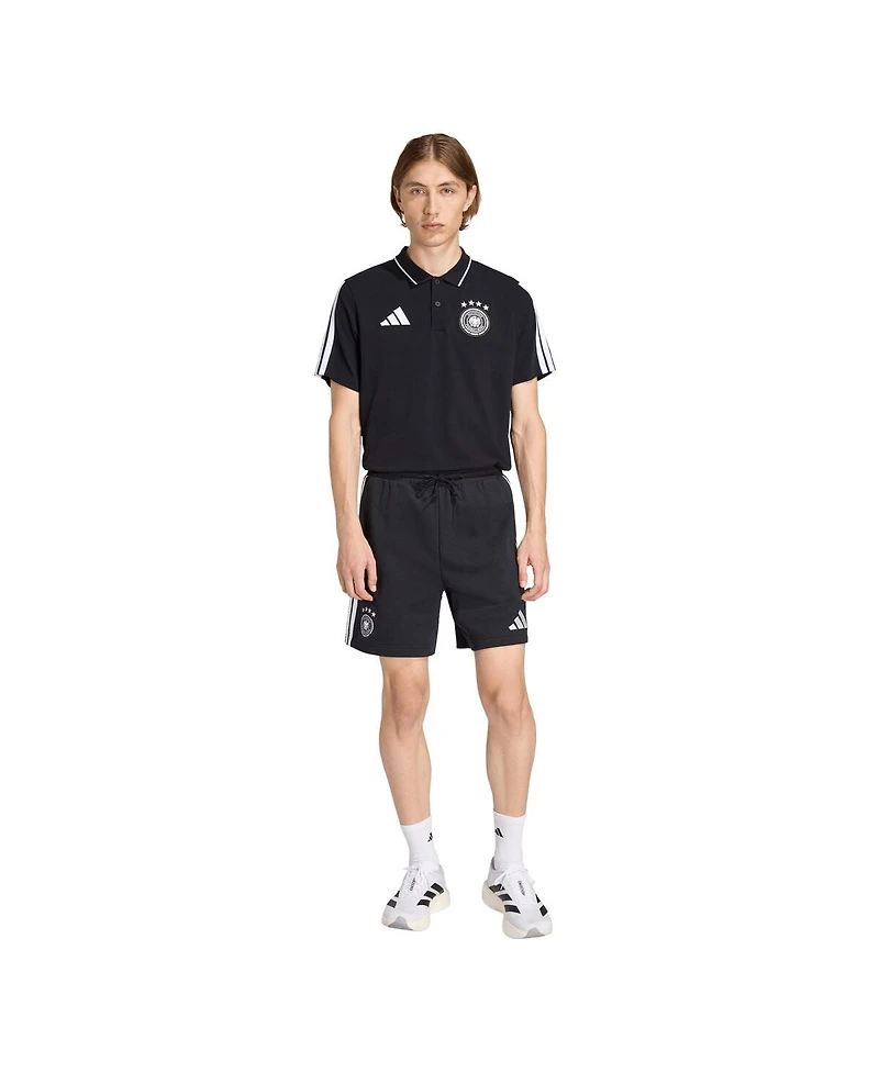 Adidas Men's Black Germany National Team 2026 World Cup Alphaskin Polo Shirt
