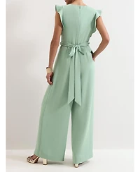 Phase Eight Women's Ayla V-Neck Wide Leg Jumpsuit