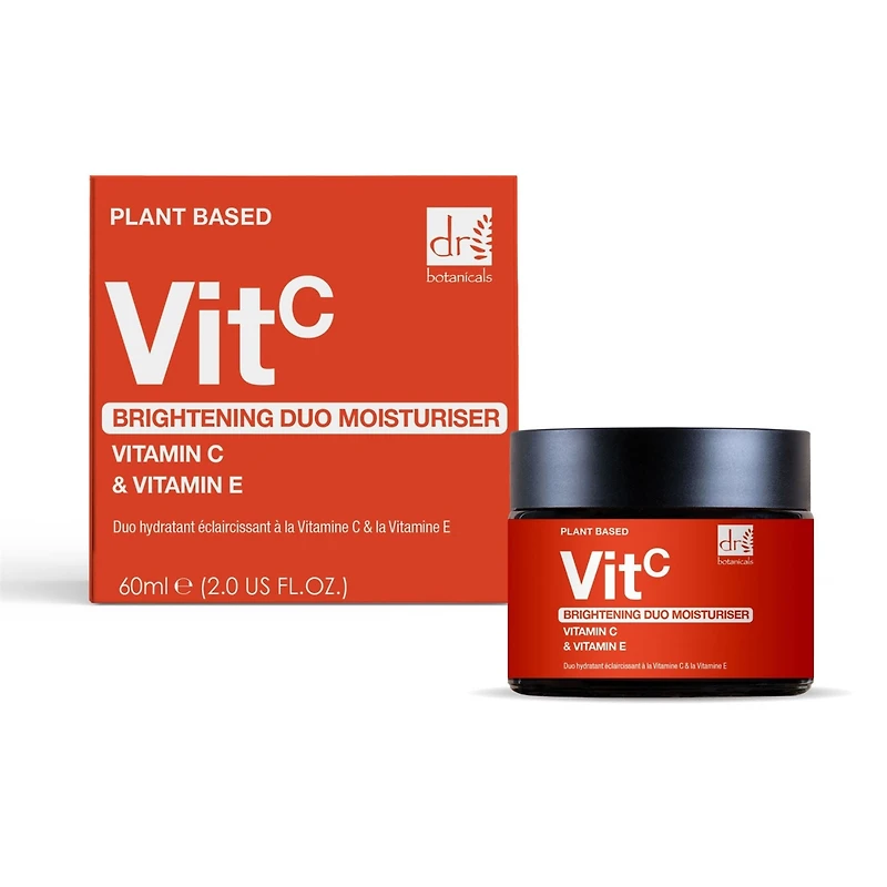 Dr. Botanicals Brightening Duo Moisturiser with 1 Percentage Vitamin C and Vitamin E 60milliliter