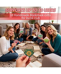Gnuadz Painting Bookmark Rhinestone Diy Embroidery Gift