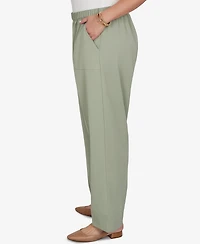 Alfred Dunner Plus Indigo Girls Sage Twill Pants