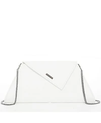 Susu White Purse Leather Clutch Bag Crossbody Evening Purse Unique Women's Handbag