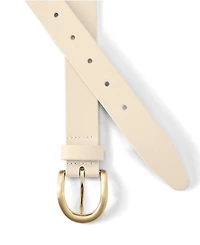 Lands' End Women's Faux Leather Everyday Belt