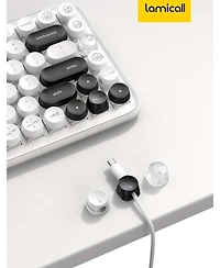 Lamicall 6Pack Desk Cable Management Clips