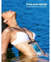 Lamicall 2 Pack Waterproof Phone Pouch Case