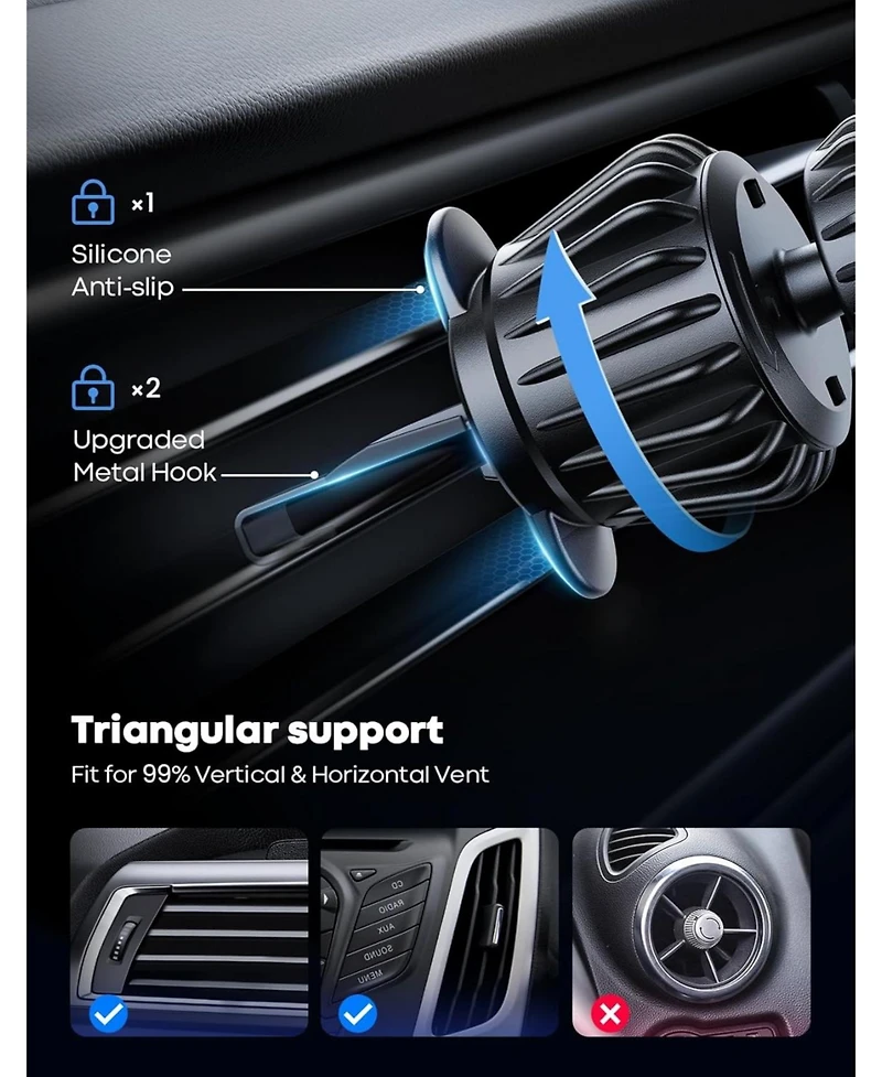 Lamicall Magnetic Car Phone Mount for MagSafe