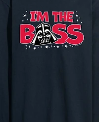 Airwaves Men's Vader Im The Boss Long-Sleeve Graphic T-Shirt