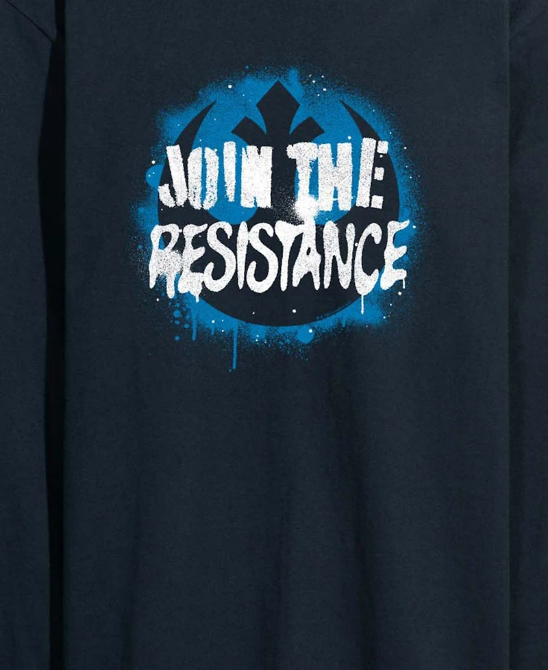 Airwaves Men's Join The Resistance Long-Sleeve Graphic T-Shirt