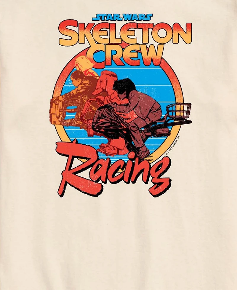Airwaves Men's Skeleton Crew Racing Short-Sleeve Graphic T-Shirt