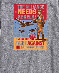 Airwaves Men's Luke Rebels Needed Short-Sleeve Graphic T-Shirt