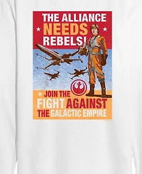 Airwaves Men's Luke Rebels Needed Long-Sleeve Graphic T-Shirt