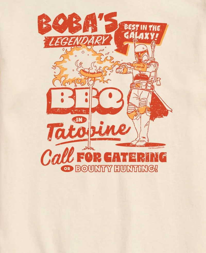 Airwaves Men's Boba Bbq Short-Sleeve Graphic T-Shirt