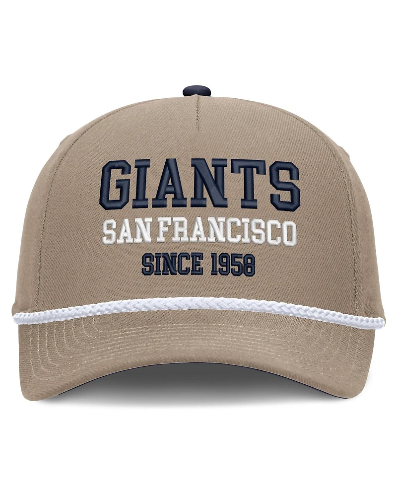 Nike Men's Khaki San Francisco Giants Father's Day Rope Rise Adjustable Hat