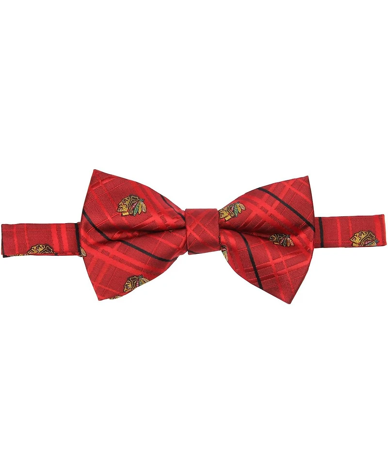 Eagles Wings Men's Red Chicago Blackhawks Oxford Bow Tie