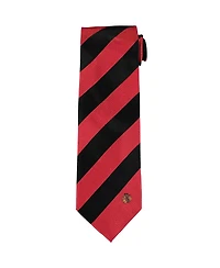 Eagles Wings Men's Chicago Blackhawks Regiment Woven Silk Tie