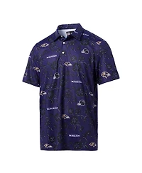 Reyn Spooner Men's Purple Baltimore Ravens Pua Performance Polo Shirt