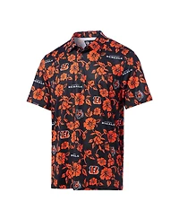 Reyn Spooner Men's Black Cincinnati Bengals Pua Performance Polo Shirt