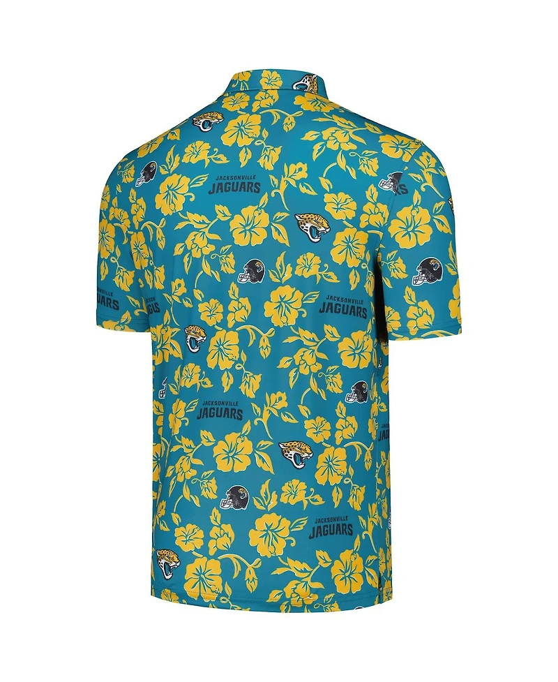 Reyn Spooner Men's Teal Jacksonville Jaguars Pua Performance Polo Shirt