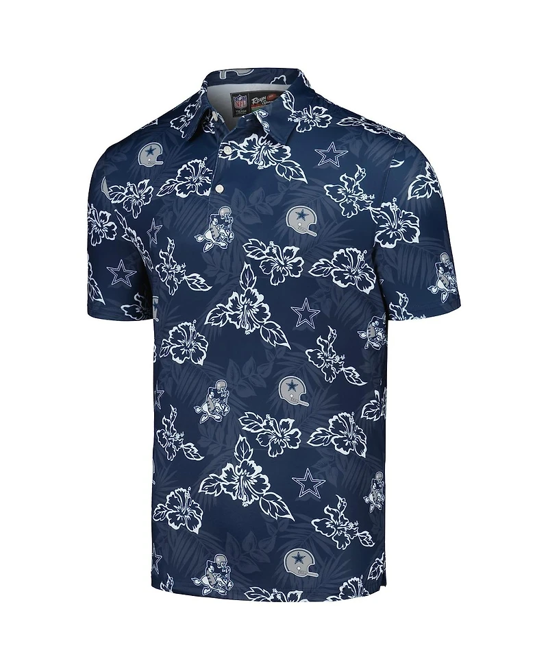 Reyn Spooner Men's Navy Dallas Cowboys Throwback Pua Performance Polo Shirt