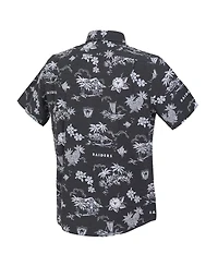 Reyn Spooner Men's Black Oakland Raiders Gridiron Classics Throwback Kekai Performance Button-Down Shirt