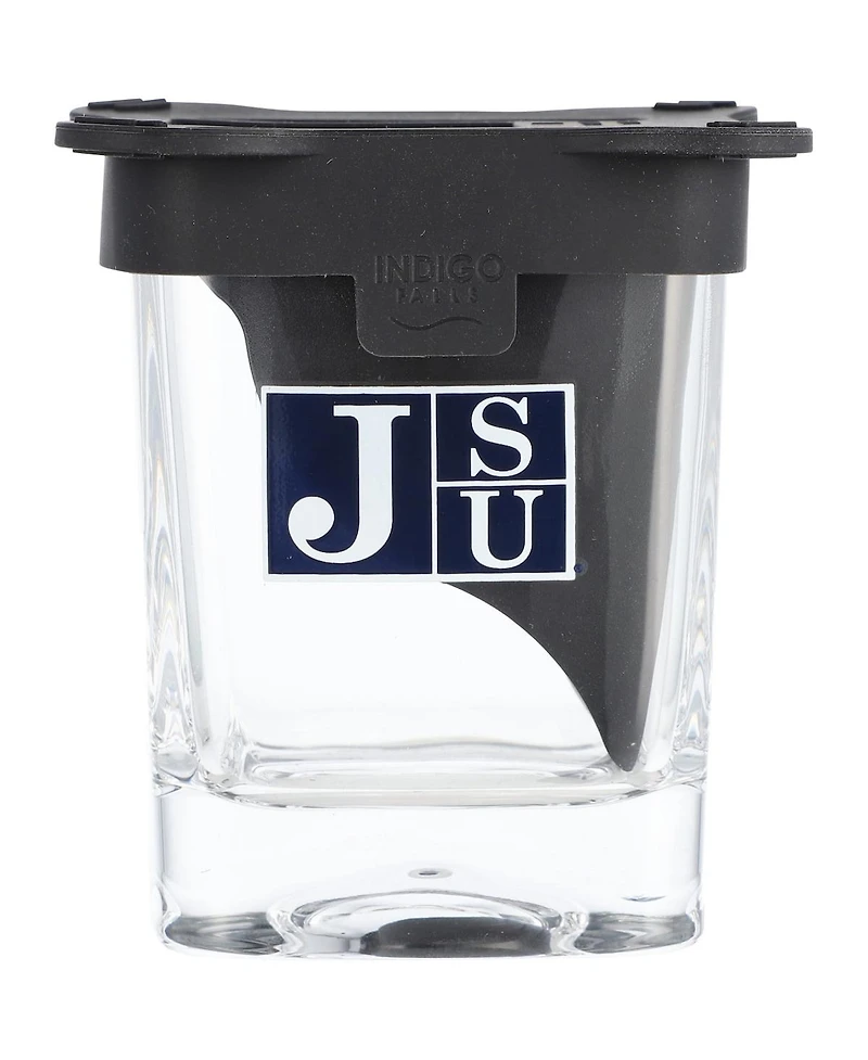 Indigo Falls Jackson State Tigers 10oz. Ice Wedge Glass
